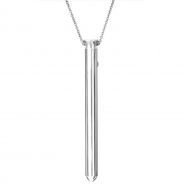 Crave Vesper Necklace with Vibrator Silver