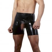 Late X Latex Showmaster Open Boxer Shorts Men