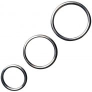 obaie Metal Cock Ring Set of 3