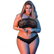 Magic Silk Halterneck Bra Set Plus Size