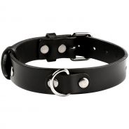 obaie Real Leather Classic Collar