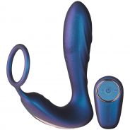 Hueman Black Hole Anal Vibrator With Cock Ring