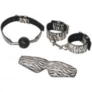 baseks Zebra Kinky Bondage Set 3 pcs