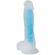 baseks Glow in the Dark Blue Dildo 21.5 cm