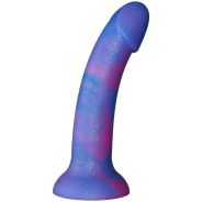 baseks Blue Galaxy Silicone Dildo 18 cm
