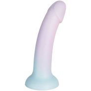 baseks Playful Pink Gradient Silicone Dildo 18 cm