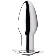 Master Series Chrome Blast Remote Controlled Small Butt Plug 