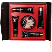 Shunga Geisha's Secrets Collection Sparkling Strawberry Wine Intimate Massage Set