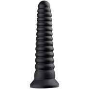Hismith Black KlicLok Ribbed Dildo Tower