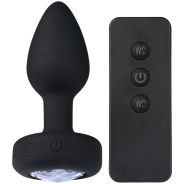 Sinful Small Vibrating Jewel Butt Plug