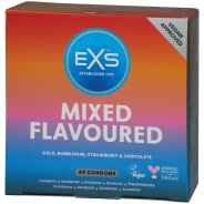 EXS Mixed Flavoured Condoms 48 pcs - 28470