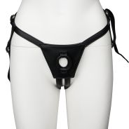 obaie Soft Faux Leather Strap-On Harness with Hole - 28544