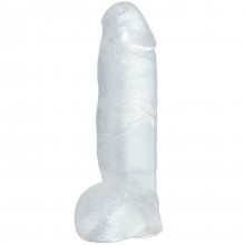 Crystal Clear Big Jelly Dildo  1