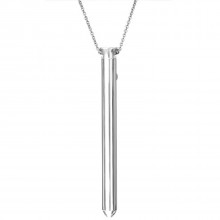 Crave Vesper Necklace with Vibrator Silver  1