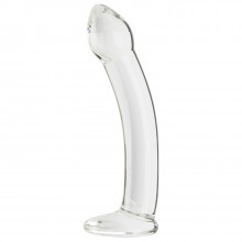 Sinful Curvy Clear Glass Dildo 1