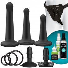 Vac-U-Lock Silicone Pegging Strap-On Set  1