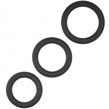 Sinful Extra Thick Silicone Cock Ring Set of 3  1