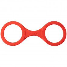 Quickie Cuffs Silicone Handcuffs Medium Red  1