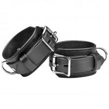 Spartacus Locking Leather Wrist Cuffs  1