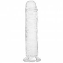 Willie City Realistisk Klar Dildo med Sugekop 18 cm  1