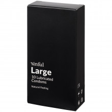 Sinful Large Condoms 10 pcs