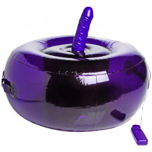 Frisky Sit-and-Ride Inflatable Seat With Vibrating Dildo