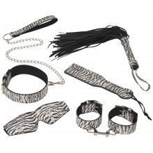 baseks Zebra Kinky Bondage Set 6 pcs