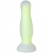 baseks Glow in the Dark Yellow Medium Anal Dildo