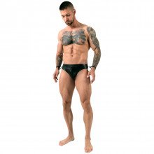 Svenjoyment Wetlook Jock with Handcuffs