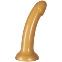 baseks Sparkling Gold Silicone Dildo 18 cm