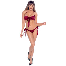 Cottelli Red Bow Bra Set