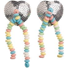Candy Edible Sequin Nipple Tassels 60 g