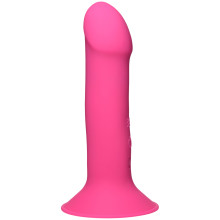 Squeeze-It Squeezable Vibrating Pink Dildo 17.5 cm