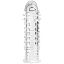 baseks Clear Stimulation Penis Extender Sleeve 