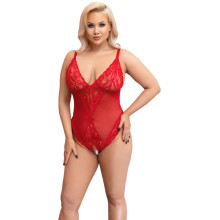 Cottelli Curves Red Body Plus Size
