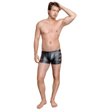 NEK Black Boxer Shorts with Zipper