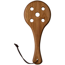 Black Label Bullseye Wooden Spanking Paddle