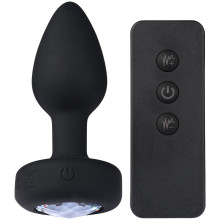 Sinful Small Vibrating Jewel Butt Plug