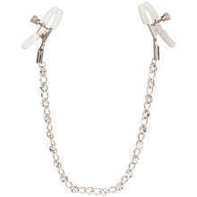 NEW - Calexotics Crystal Chain Nipple Clamps - 29102