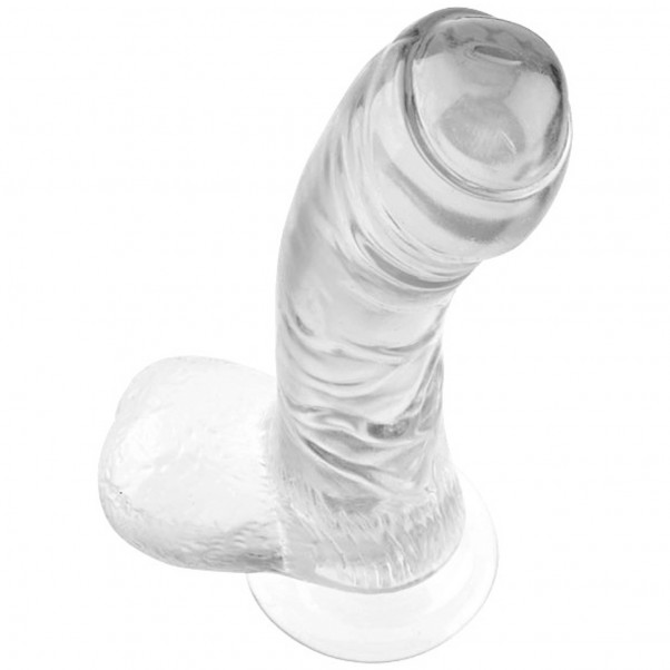 Lazy Buttcock Jelly Dildo Transparent  2