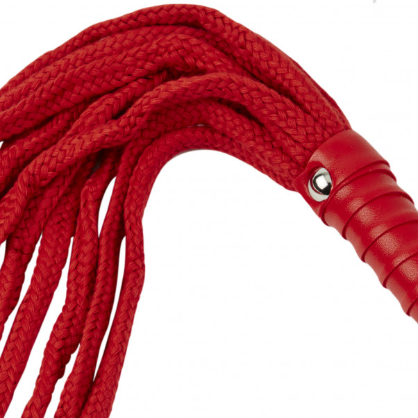 Sex & Mischief Flogger Whip Red  2