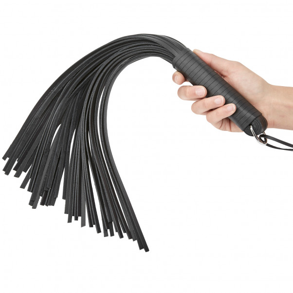 Black Leather Flogger 47 cm  5