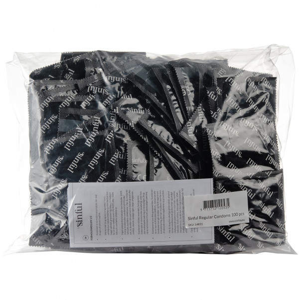 Sinful Regular Condoms 100 pcs  90