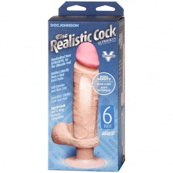 Doc Johnson The Realistic Cock UR3 Vibrating Dildo 15 cm  10