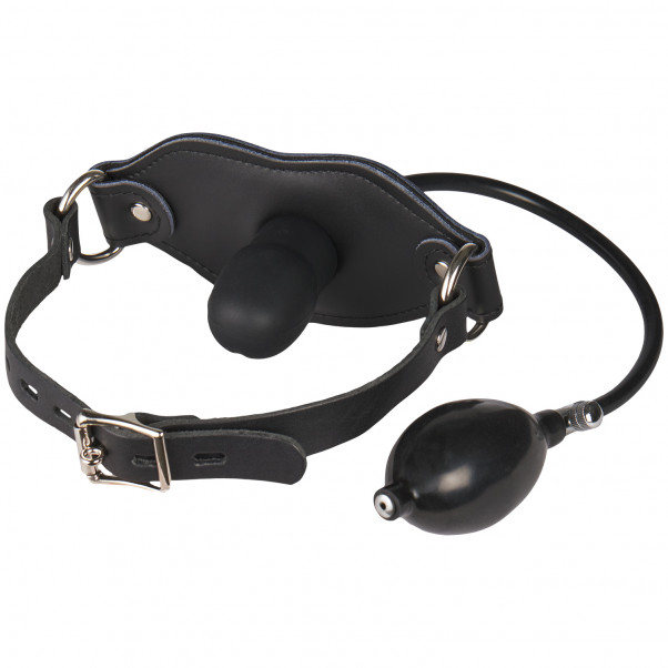 Master Series Silencer Inflatable Silicone Penis Gag product packaging image 1