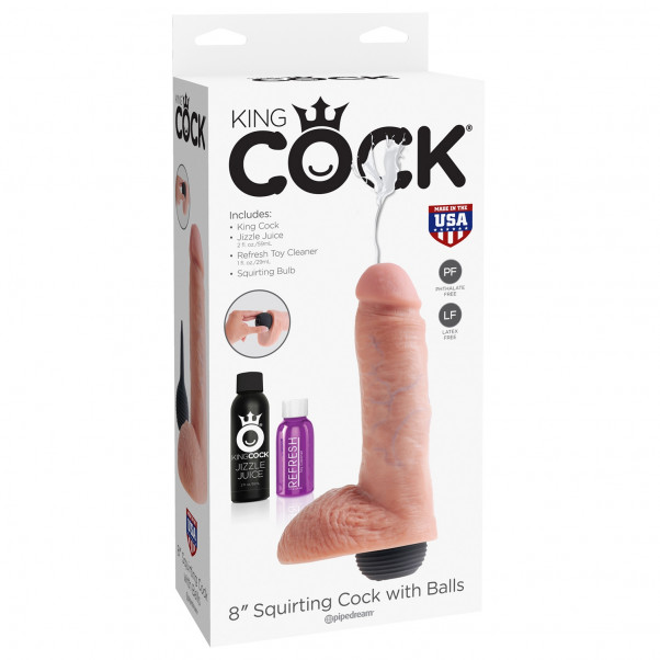 King Cock Realistic Ejaculating Dildo 20 cm