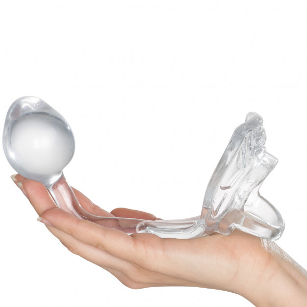 Perfect Fit Armour Tug Lock Butt Plug and Cock Ring Product picture with hand 50