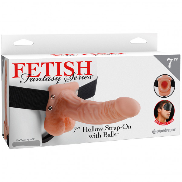 Fetish Fantasy Hollow Strap-on with Scrotum 19 cm  10