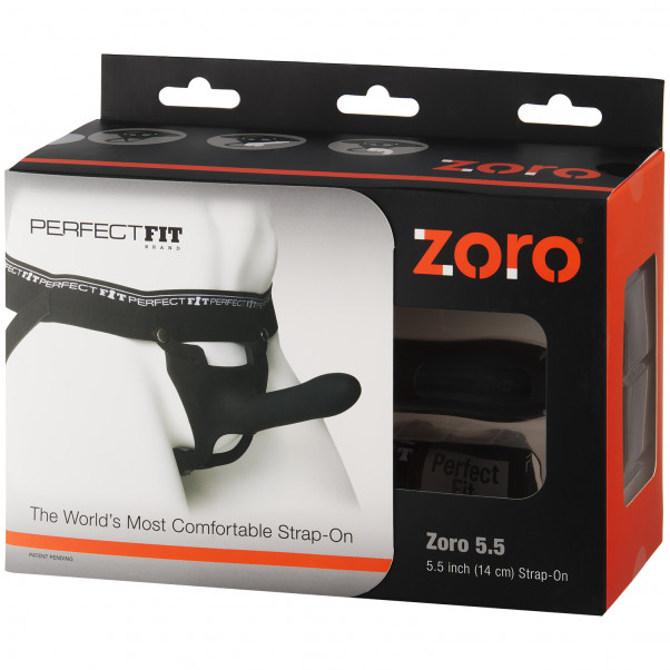 Perfect Fit Zoro Black Strap-on Harness with Dildo Packaging picture 90