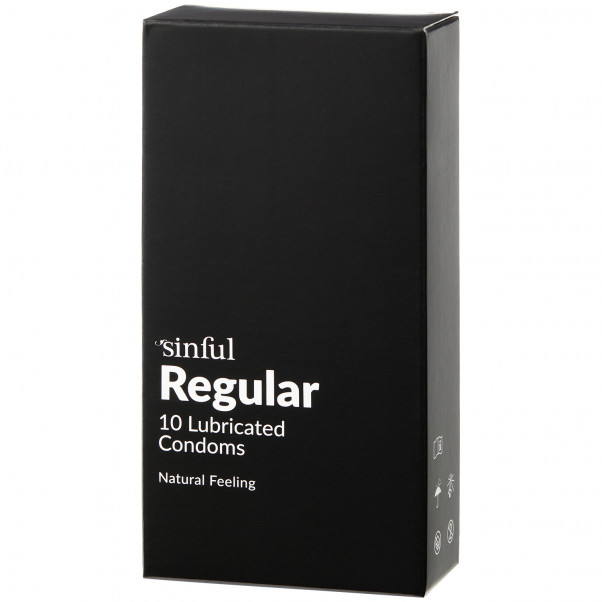 Sinful Regular Condoms 10 pack  90